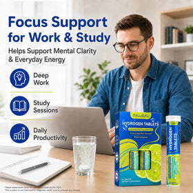 Cxlusxiu tablettes d'hydrogène saveur citron-lime et orange