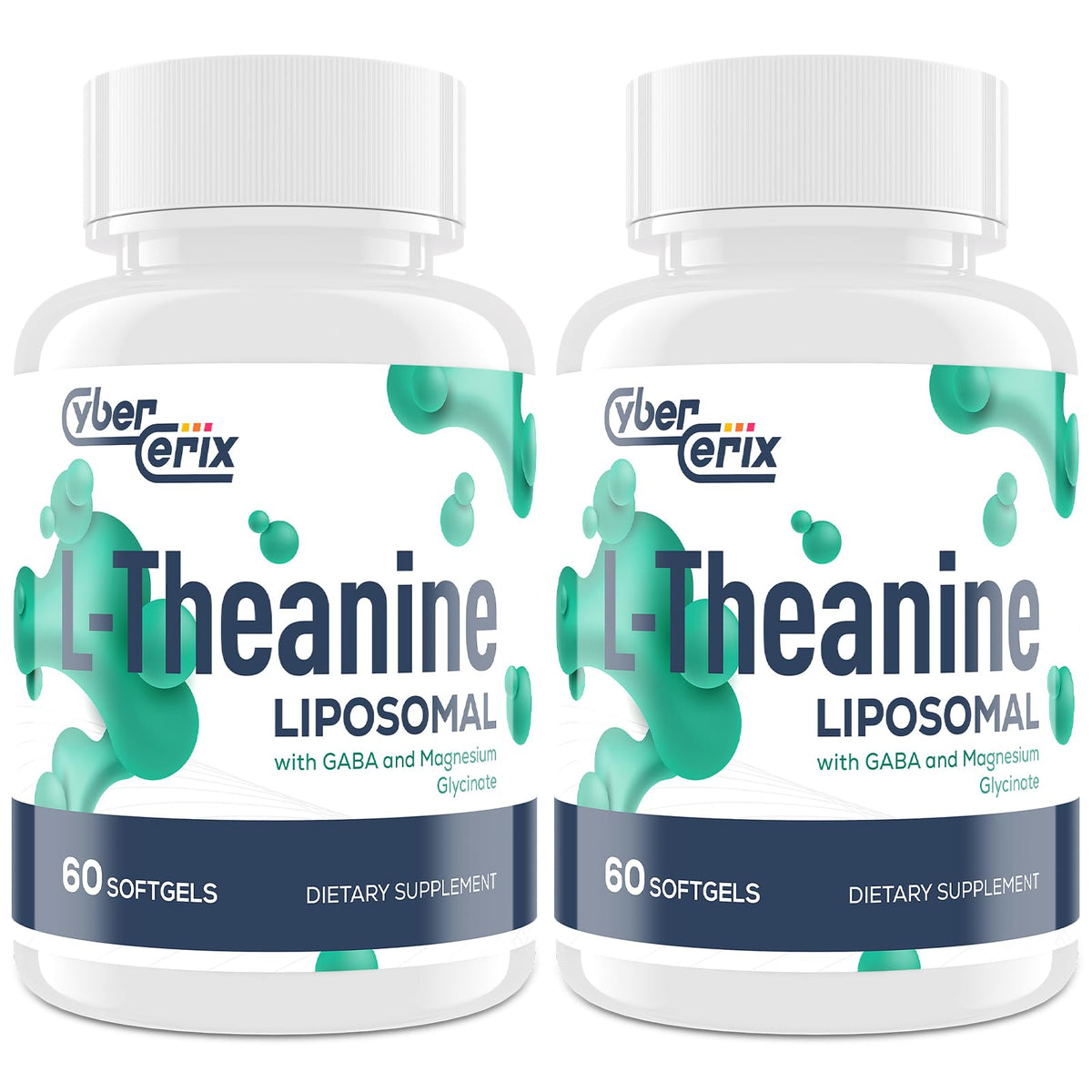 CyberCerix L-Theanine 500mg gélules vue avant