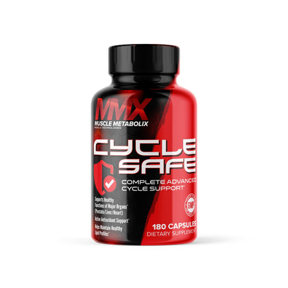 Cycle Safe de Muscle a balanced routine - boîte de 180 capsules vue de face