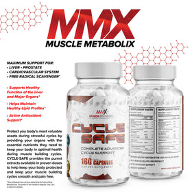 Cycle Safe de Muscle a balanced routine - étiquette détaillant les ingrédients