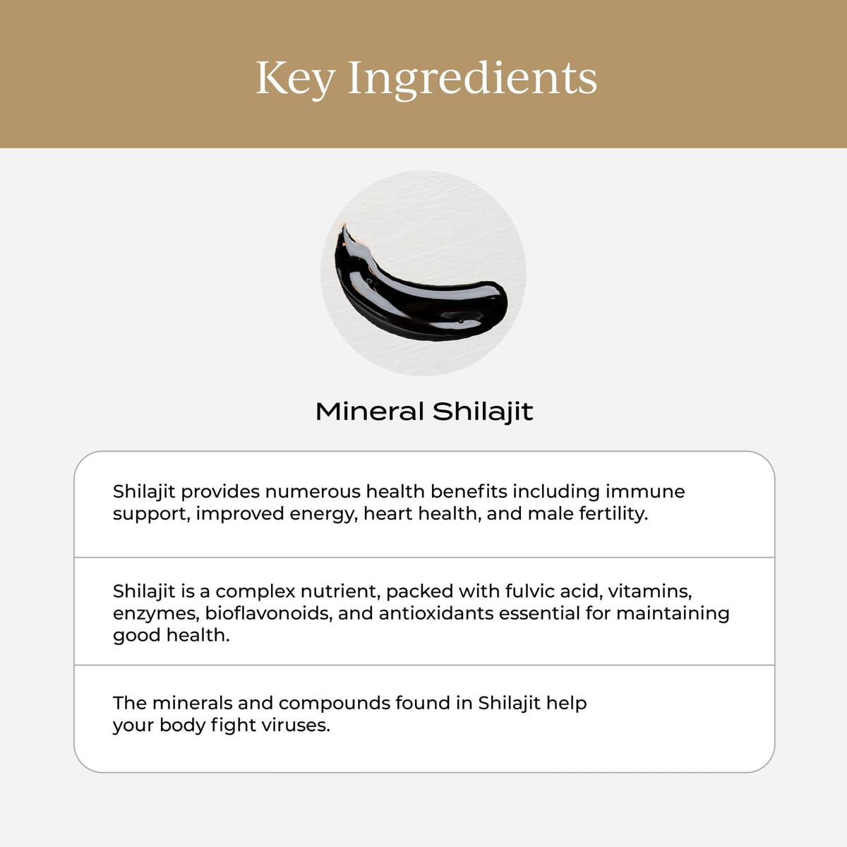 CYMBIOTIKA Résine de Shilajit Pure 15g en utilisation dans un verre d'eau