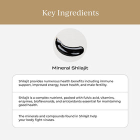 CYMBIOTIKA Résine de Shilajit Pure 15g en utilisation dans un verre d'eau