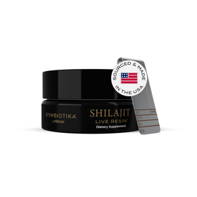 CYMBIOTIKA Résine de Shilajit Pure 15g pot vu de face