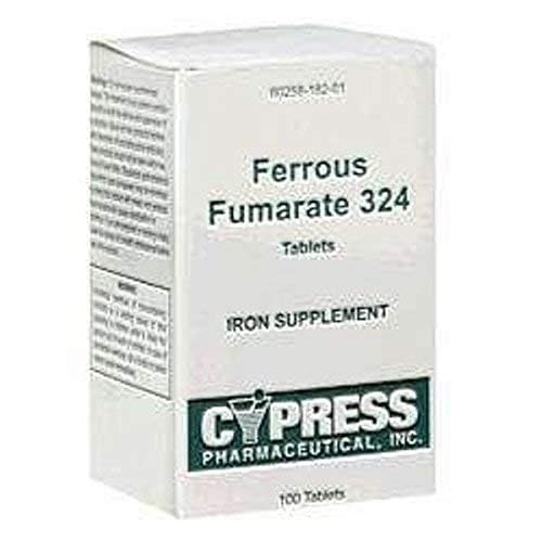 Cypress Ferrous Fumarate 324 Tablettes détails des tablettes