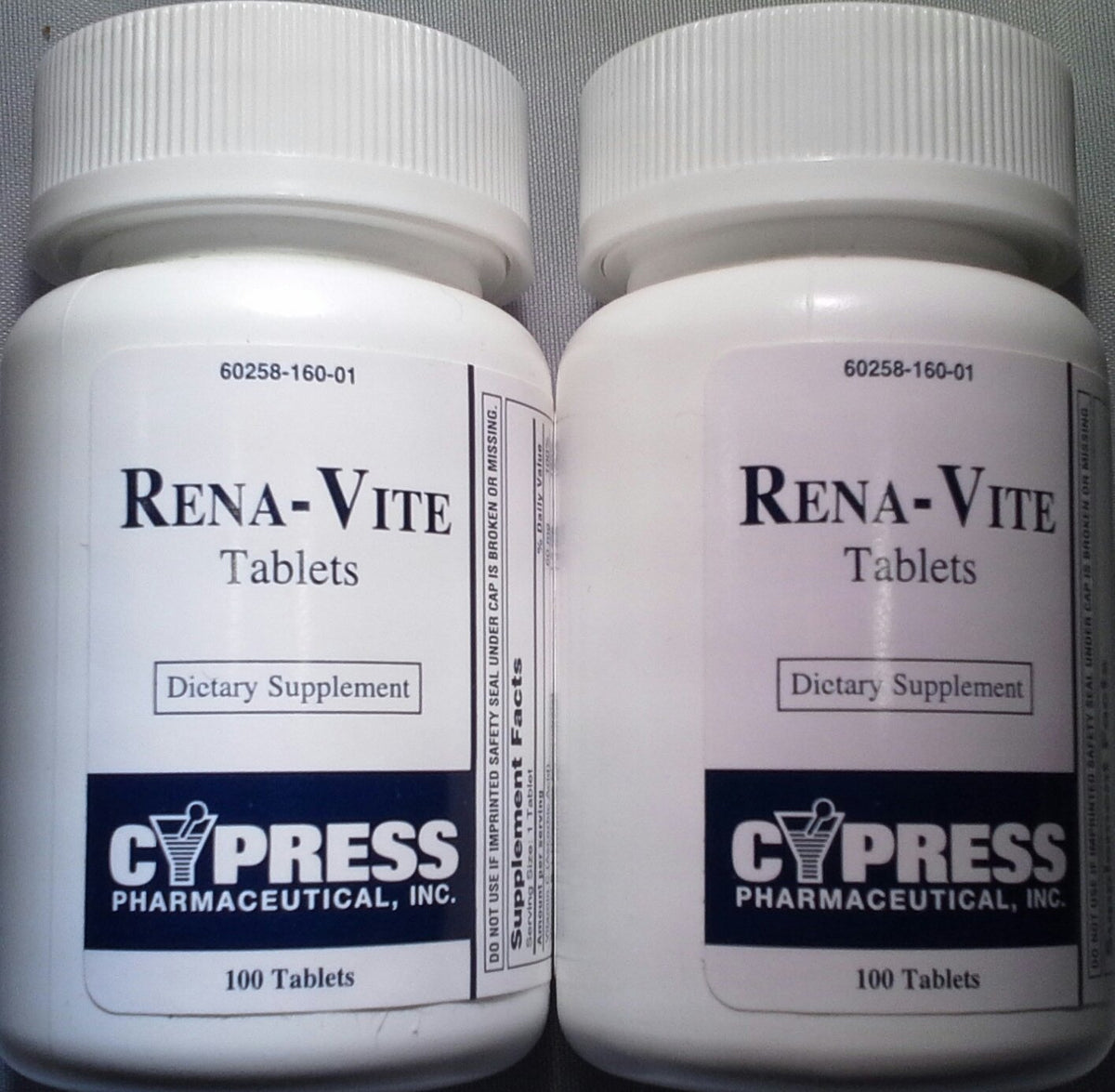 Cypress Rena-Vite 100 tablettes vue avant avec emballage