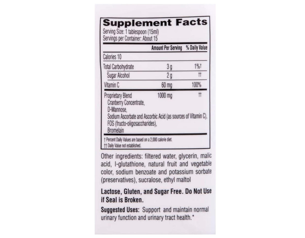 Cystex Cranberry 7,6 Fl Oz avec d'autres compléments alimentaires