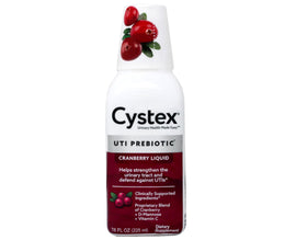 Cystex Cranberry 7,6 Fl Oz vue arrière du flacon