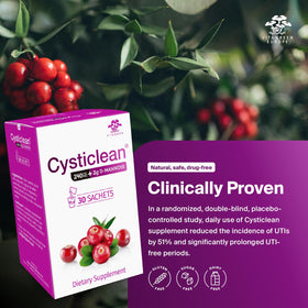 Cysticlean 240mg PAC Complément Alimentaire vue de côté