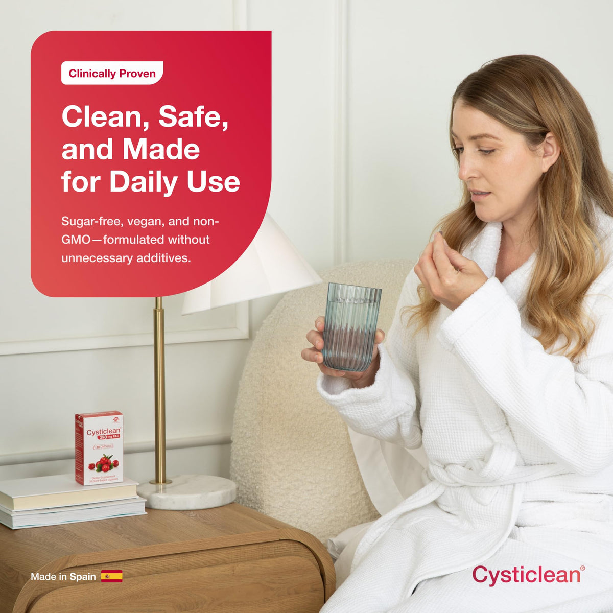 Cysticlean Cranberry 240 mg PAC, détails de la composition