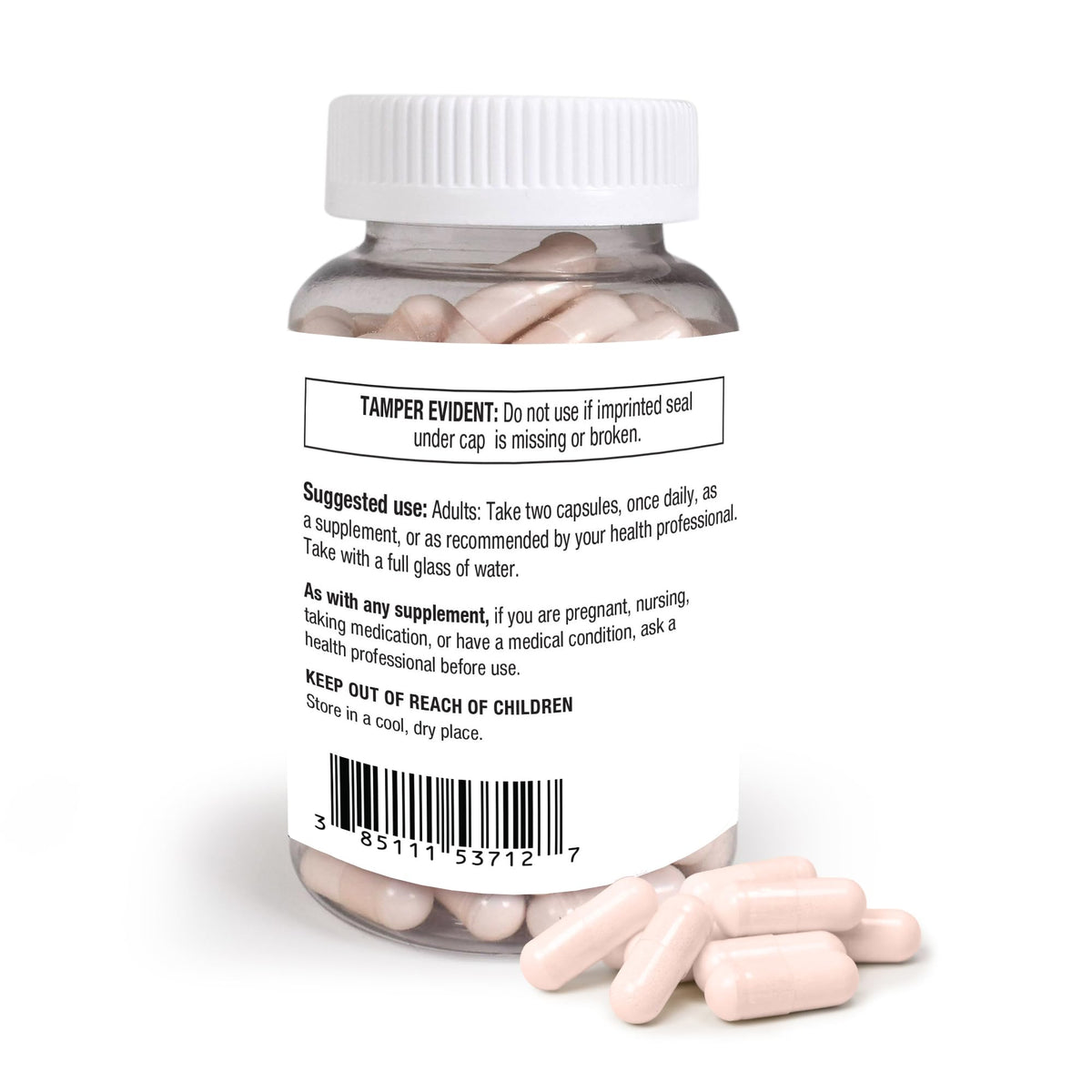 D-Mannose & Cranberry 1300mg capsules sur une table