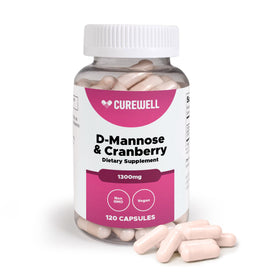 D-Mannose & Cranberry 1300mg flacon de 120 capsules