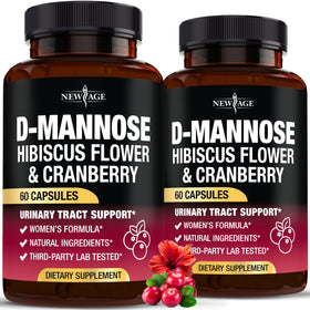 D-Mannose NEW AGE 1000mg avec canneberge et hibiscus, avant