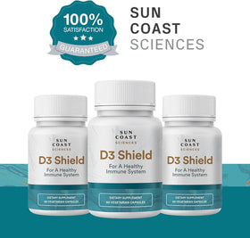D3 Shield de SUN COAST SCIENCES sur fond neutre