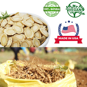 DABC OAK LAND Ginseng Américain en Tranches dimensions de l'emballage