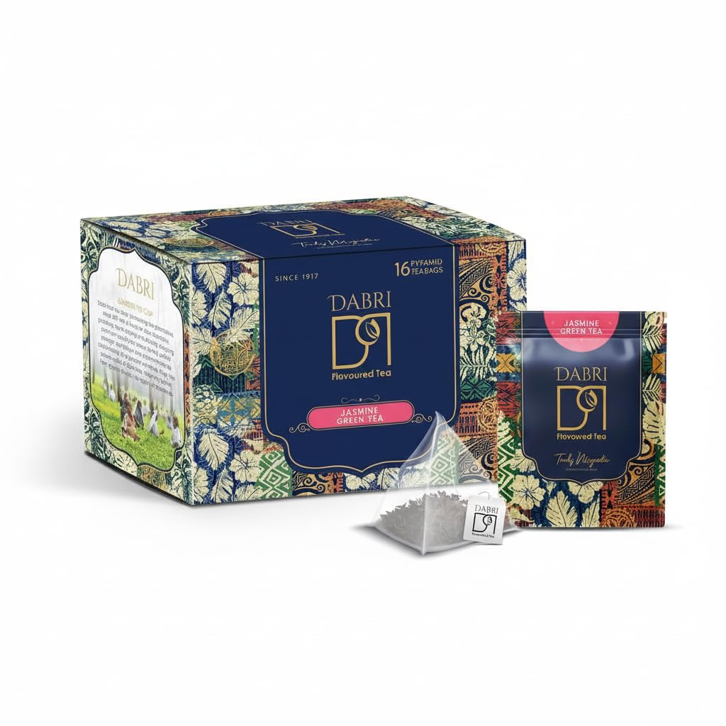 DABRI Thé Vert au Jasmin 16 sachets en boîte