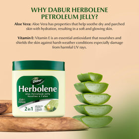 Dabur Herbolene Aloe Jelly 2-pack sur un fond blanc