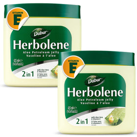 Dabur Herbolene Aloe Jelly 2-pack vue de face avec emballage