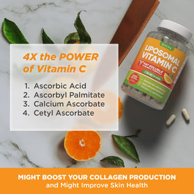 DACHA Vitamine C Liposomale 1700mg étiquette détaillant les ingrédients