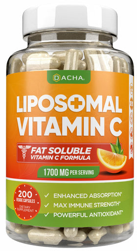 DACHA Vitamine C Liposomale 1700mg flacon de 200 capsules végétariennes