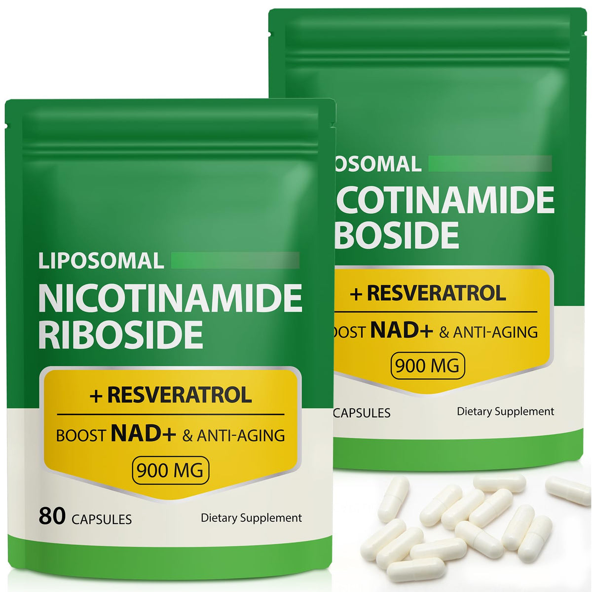 Daiasns Complément NAD 900mg vue de face avec emballage