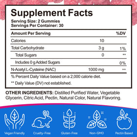 Daiasns Gummies NAC 1000mg sur une table avec d'autres compléments alimentaires