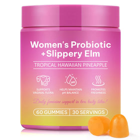 Daiasns Gummies Probiotiques Féminins Ananas 60 unités, vue de face
