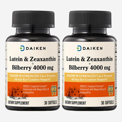 DAIKEN Luteine & Zéaxanthine 30 gélules molles, vue de l'emballage avant