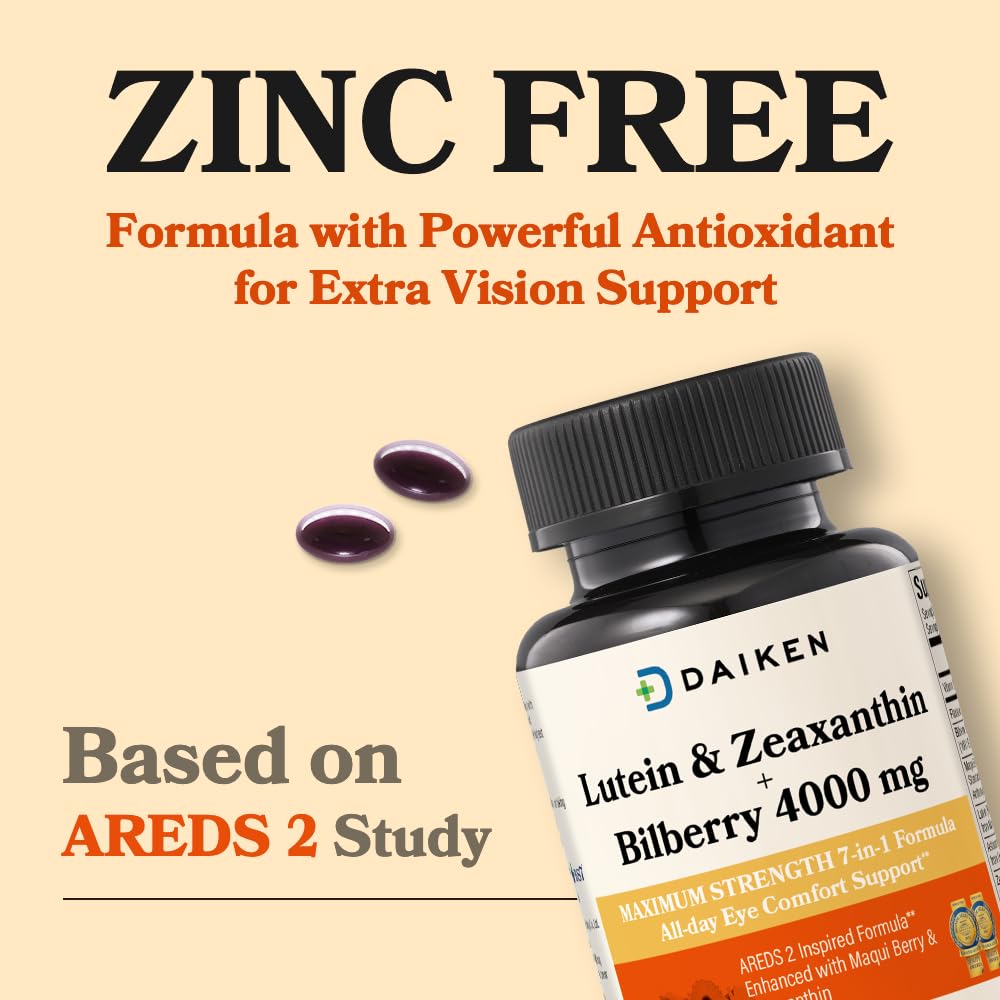 DAIKEN Luteine & Zéaxanthine, gélule en gros plan