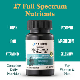 DAIKEN Multivitamines Mini, comprimés sur un fond blanc