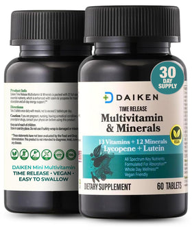 DAIKEN Multivitamines Mini, emballage et informations nutritionnelles