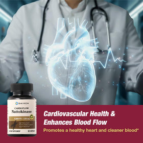 DAIKEN Nattokinase 5000 FU 60 capsules avec étiquette