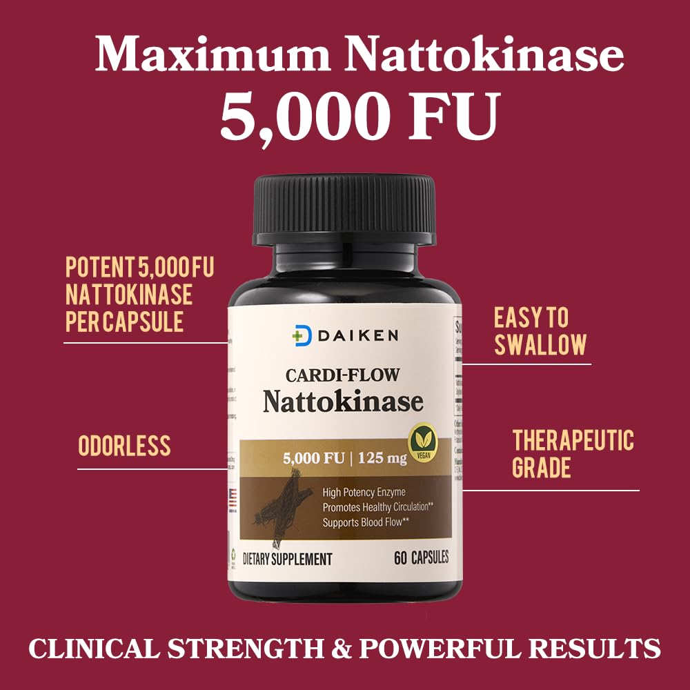 DAIKEN Nattokinase 5000 FU capsules ouvertes