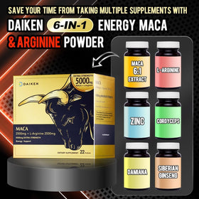 DAIKEN Poudre de Racine de Maca Péruvienne Bio 231g avec cuillère