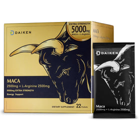 DAIKEN Poudre de Racine de Maca Péruvienne Bio 231g avec ingrédients