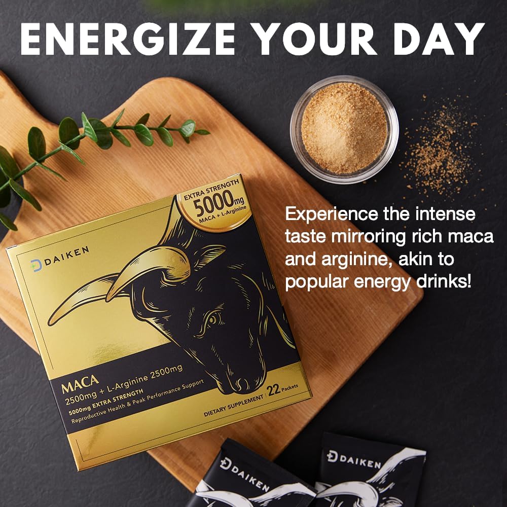 DAIKEN Poudre de Racine de Maca Péruvienne Bio 231g en utilisation