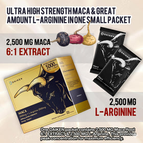 DAIKEN Poudre de Racine de Maca Péruvienne Bio 231g sachet arrière