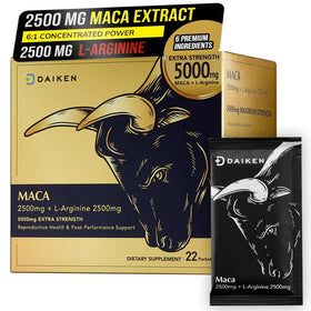 DAIKEN Poudre de Racine de Maca Péruvienne Bio 231g sachet avant