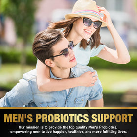 Dailanbu Probiotiques pour Hommes - Flacon avec étiquette visible