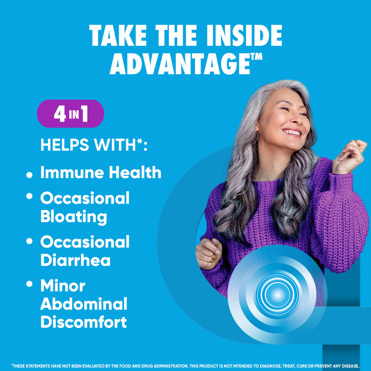 daily Advantage Probiotique capsules ouvertes sur une table
