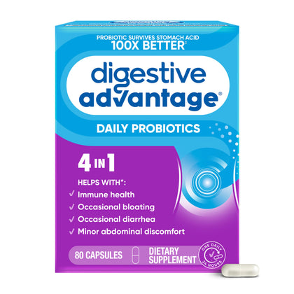 daily Advantage Probiotiques 80 capsules vue de face