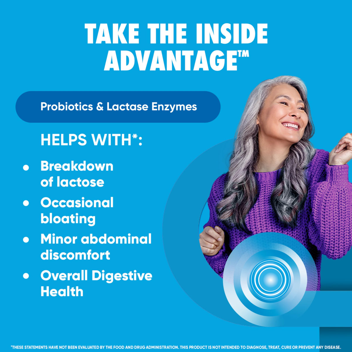 daily Advantage Probiotiques 96 capsules avec étiquette