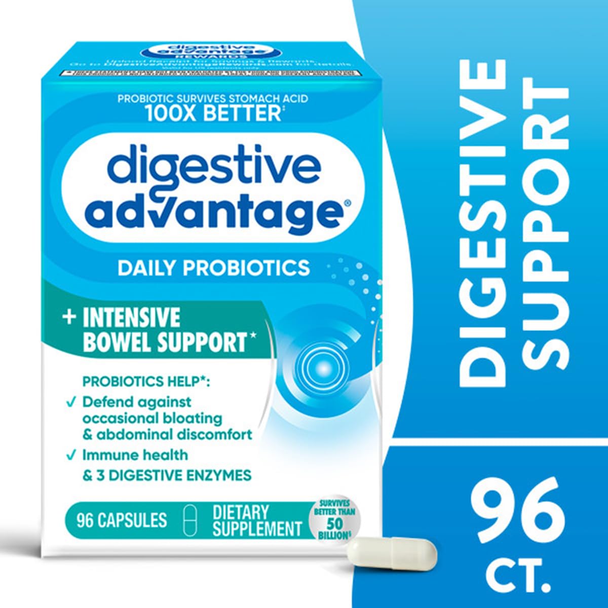 daily Advantage Probiotiques 96 Capsules emballage