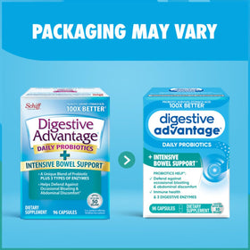 daily Advantage Probiotiques 96 Capsules sur une table