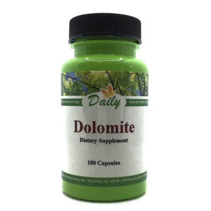 Daily Manufacturing Dolomite 100 Capsules vue de face