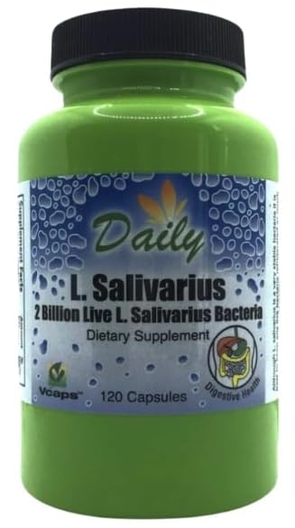Daily Manufacturing L-Salivarius 120 capsules en flacon