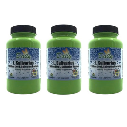 Daily Manufacturing L-Salivarius 120 capsules vue de face
