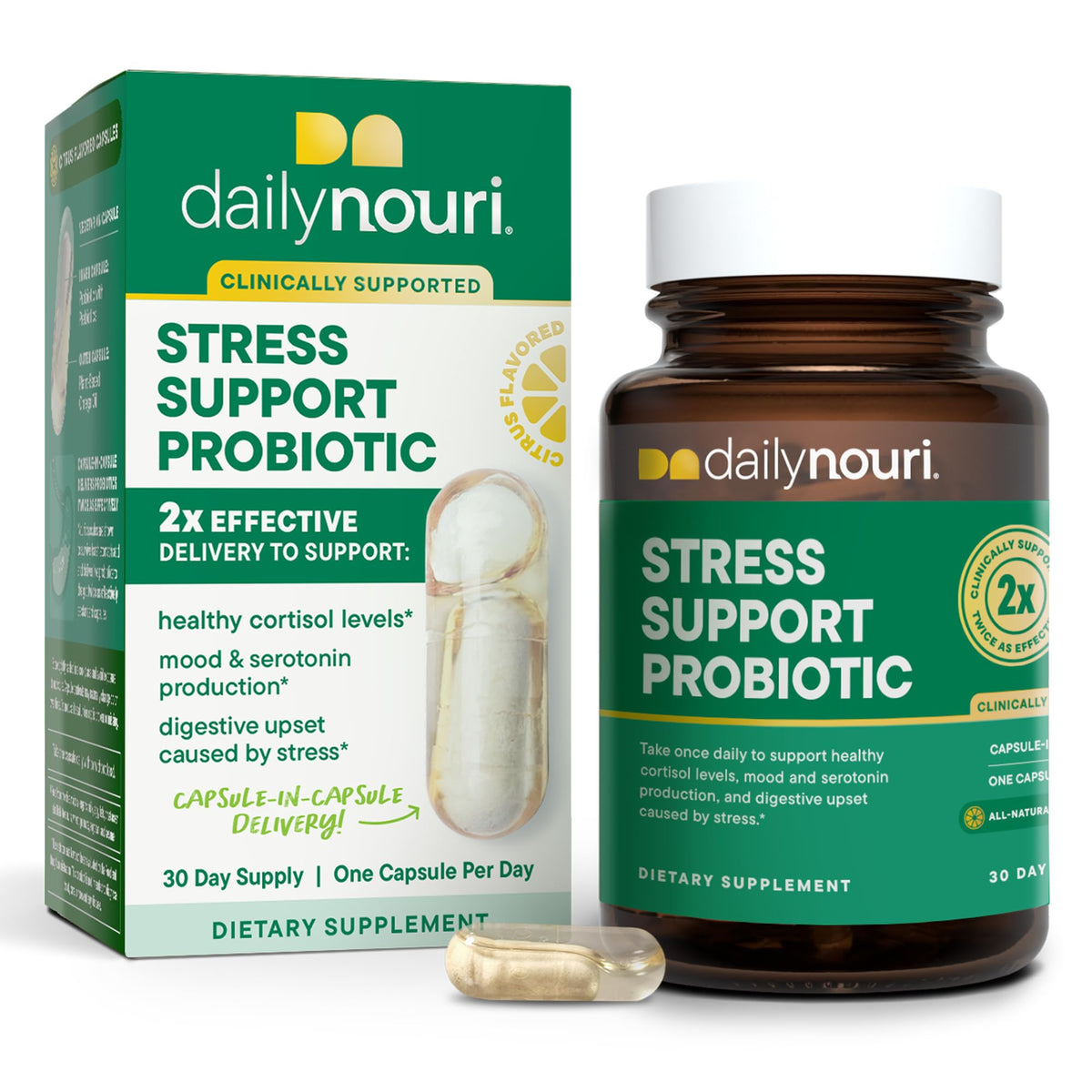 Daily Nouri Probiotiques 30 jours flacon avant