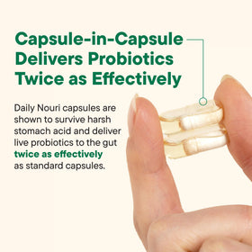 Daily Nouri Probiotiques capsule dans capsule
