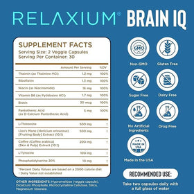 daily wellness BrainIQ Nootropic 60 capsules emballage