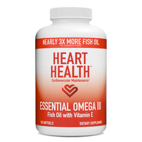 daily wellness Cardiovascular Maintenance huile de poisson omega 3 gélules front view